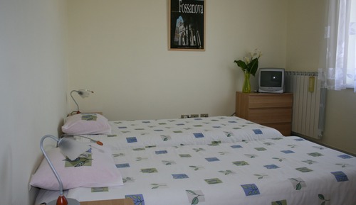 Chambre avec lits jumeaux, 2 lits une place
