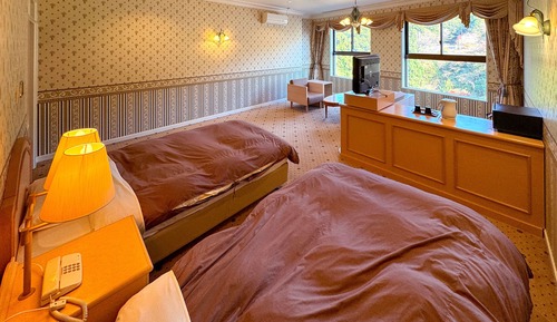 Chambre Supérieure avec lits jumeaux, non-fumeurs, vue ville (with Bath)