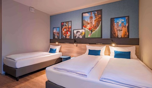 Chambre Deluxe, 3 lits une place