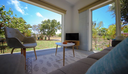 Studio Design, 1 grand lit, non-fumeurs, vue jardin