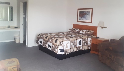 Chambre, 1 grand lit, non-fumeurs, réfrigérateur