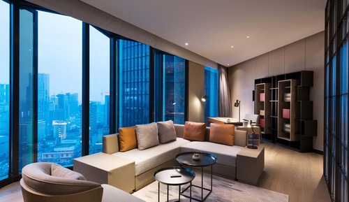 Suite Majestueuse, 1 très grand lit (Tianfu Square View)