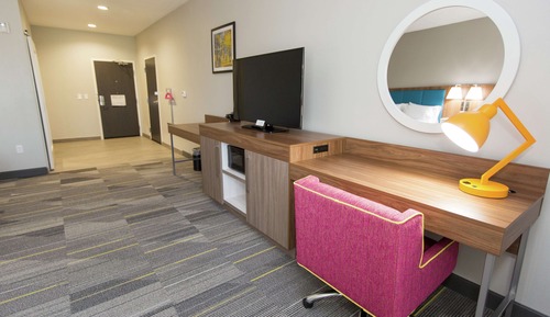 Chambre, 2 grands lits, accessible aux personnes à mobilité réduite (Hearing)