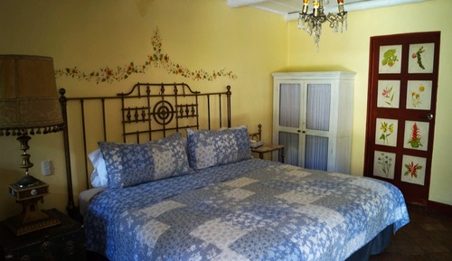 Chambre Deluxe, 1 très grand lit, cheminée (Shower/Bathtub)
