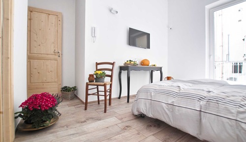 Chambre Double, balcon, vue ville