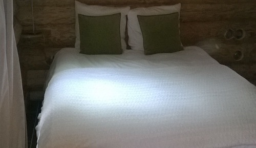 Chalet, salle de bains attenante, vue jardin (Cocooning)