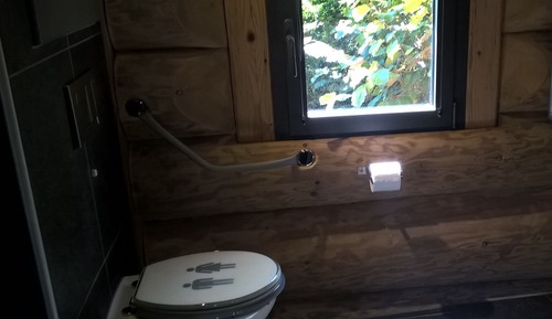 Chalet, accessible aux personnes à mobilité réduite, terrasse (Handicap)