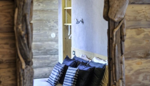 Chalet Familial, salle de bains attenante, vue jardin (Ecologique et naturel)