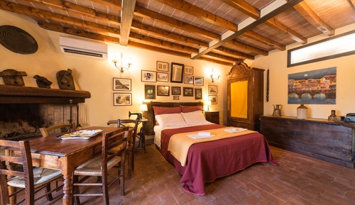 Chambre Double, cheminée