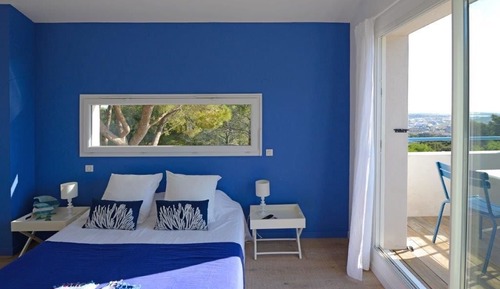 Chambre Double, salle de bains attenante, vue mer (Le Pêcheur)