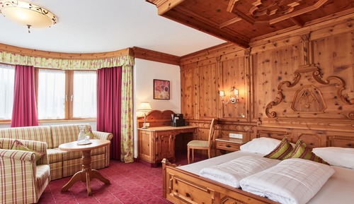 Suite Supérieure, vue montagne, dans la tour (Schloss Tratzberg)