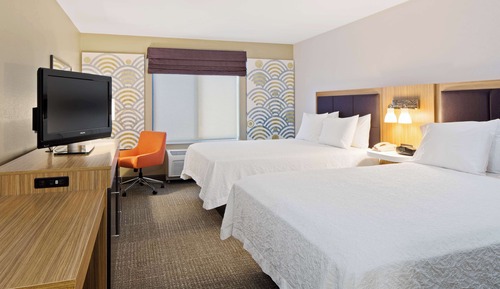 Chambre, 2 grands lits