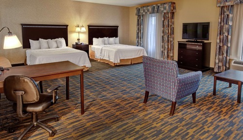 Chambre, 2 grands lits, accessible aux personnes à mobilité réduite, non-fumeurs