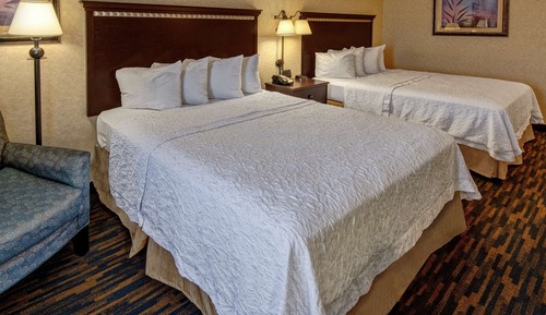 Chambre, 2 grands lits