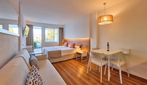 Studio Confort, balcon, vue jardin