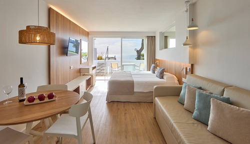 Studio Premium, vue mer (con jardín)