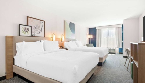 Chambre, 2 grands lits