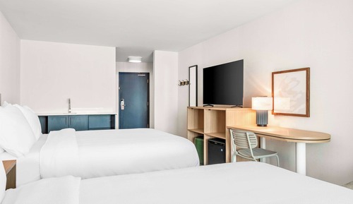 Chambre, 2 grands lits (Wet Bar)