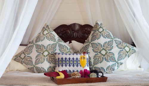 Chambre « Premier », 1 très grand lit, balcon, vue océan