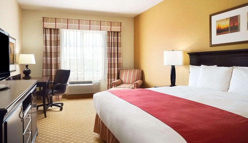 Chambre, 1 très grand lit, accessible aux personnes à mobilité réduite, non-fumeurs (Roll-in Shower)