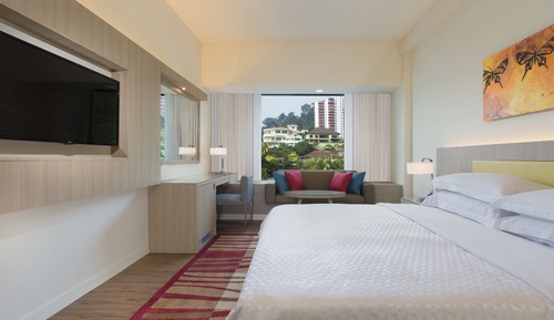 Chambre Supérieure avec lits jumeaux, 2 lits une place, vue océan