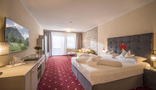 Suite Junior, balcon, vue montagne