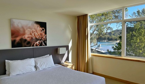 Chambre Supérieure Double ou avec lits jumeaux, baignoire à jets, vue fleuve