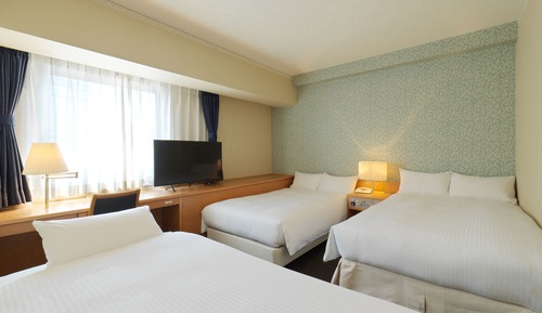 Chambre Triple, non-fumeurs (2 Single+1 Extra Bed, Main Building)