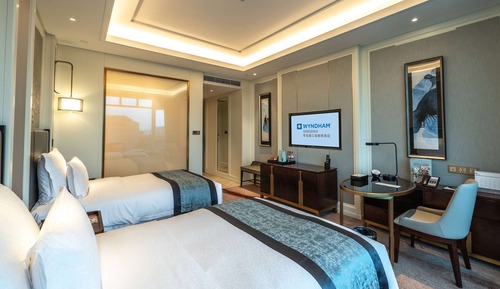 Chambre Deluxe, 2 lits une place, vue ville
