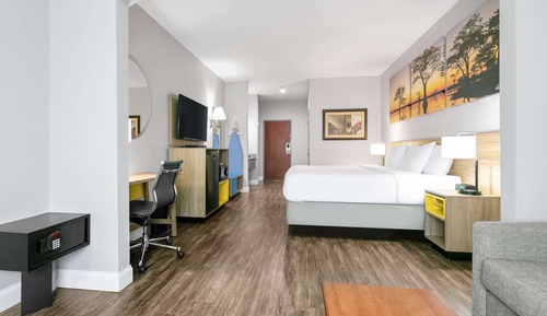 Chambre Standard, 1 très grand lit, accessible aux personnes à mobilité réduite