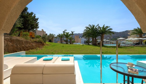 Chambre Double Deluxe, vue jardin (Sharing pool)