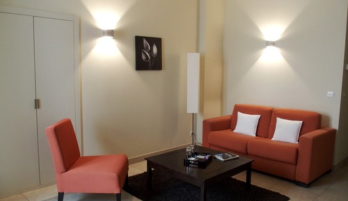 Suite Junior, 1 très grand lit et 1 canapé-lit, vue ville