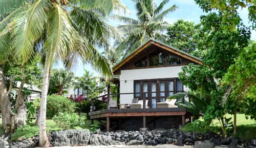 Villa, en front de plage