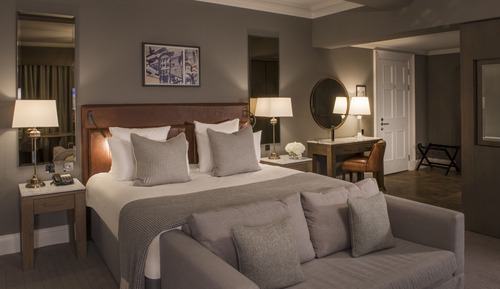 Chambre Premium, 1 très grand lit, vue jardin