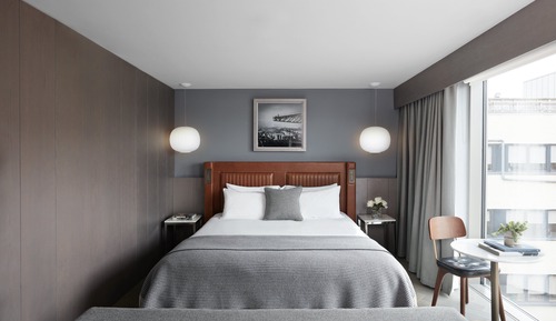Chambre Premium, 1 très grand lit, accessible aux personnes à mobilité réduite