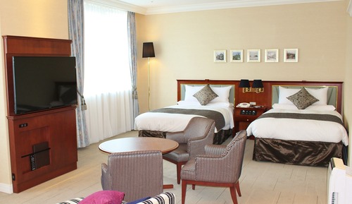 Chambre Deluxe avec lits jumeaux, non-fumeurs (Eco Plan - No Cleaning Service)