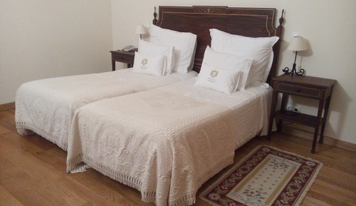 Chambre avec lits jumeaux, 2 lits une place, rez-de-chaussée