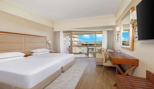 Chambre Deluxe, 1 très grand lit, vue mer