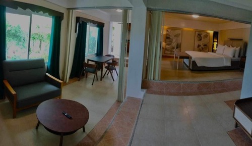 Studio, vue jardin