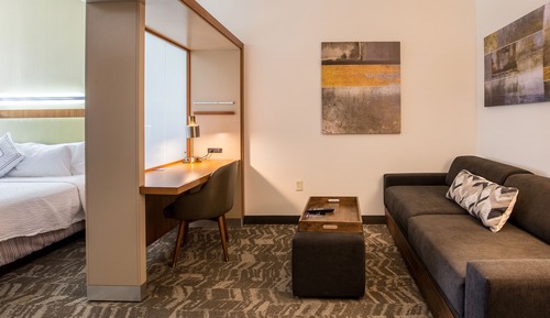 Suite, 1 très grand lit et 1 canapé-lit (Hearing Accessible)
