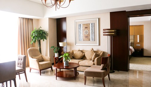 Suite, 2 chambres, cuisine, vue ville (Dining Area)