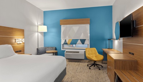 Chambre Standard, 1 très grand lit, douche accessible en fauteuil roulant (Mobility Accessible)
