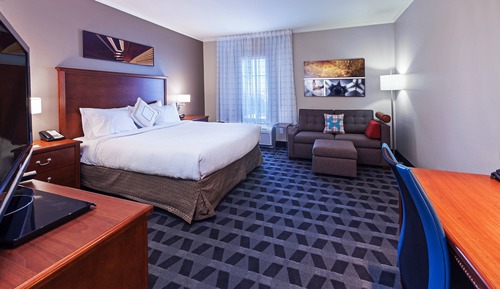 Studio, 1 très grand lit et 1 canapé-lit, non-fumeurs (Mobility/Hearing Access, Roll-in Shwr)