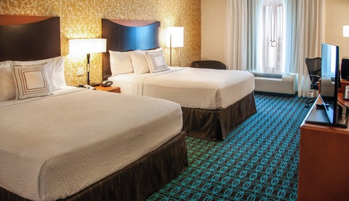Chambre, 2 grands lits