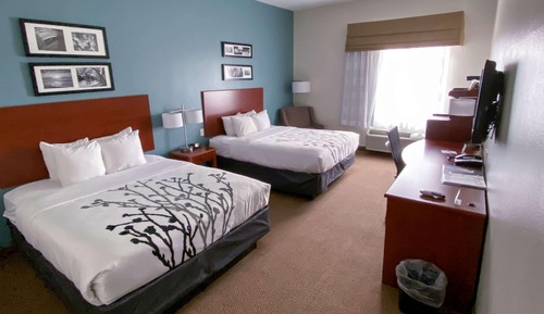 Chambre, 2 grands lits, non-fumeurs
