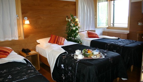 Chambre Triple Standard, vue jardin