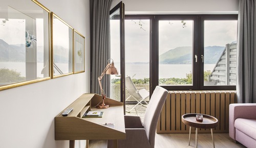 Chambre Double Design, balcon, vue lac (Mini)