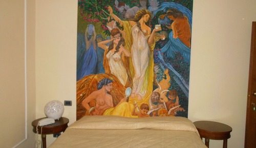 Chambre Double Premium, salle de bains attenante, vue cour intérieure