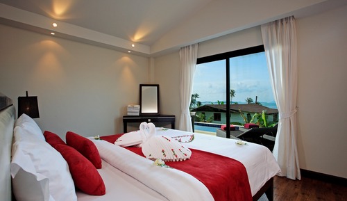Villa, 1 chambre, piscine privée, vue mer