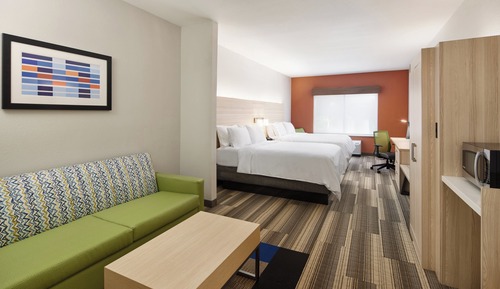 Suite, 2 lits doubles, accessible aux personnes à mobilité réduite (Addnl Living Area, Comm Access)